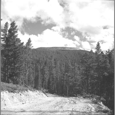 Table Top Mountains from Cherry Creek Ridge, August 4, 1962