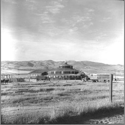 Bayer's Round Red Barn Built in the 1880's by Armston for Race Horses