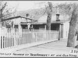 M. H. Lott the Founder of Twin Bridges Poses at His Old Home