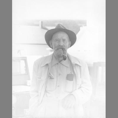 Bearded Joe Redfern Portrait With Automobile in Background