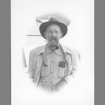 Joe Redfern Portrait with Pipe