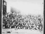 Large Group Portrait of Mine Crew at Rochester circa 1890