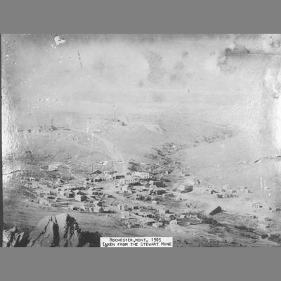 Elevated Long Distance View of Rochester, 1903.