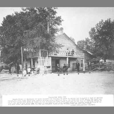 Edward, Prince of Wales at the Silverstar Hotel 1880