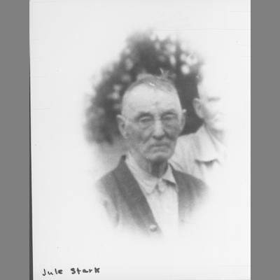 Vignette Portrait of Elderly Jule Stark