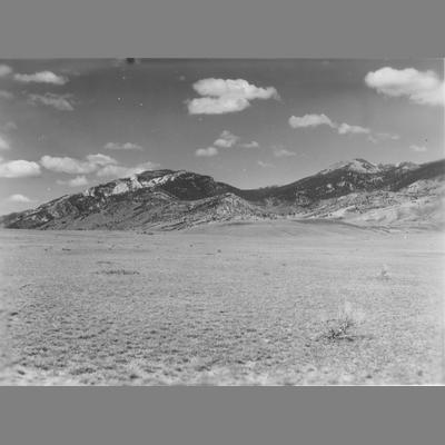 View from a Valley Vantage Point of Mountains