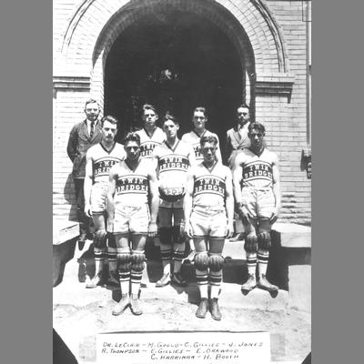Twin Bridges High School Basketball Team circa 1920s