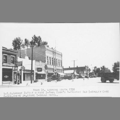 Main Street Looking South 1930