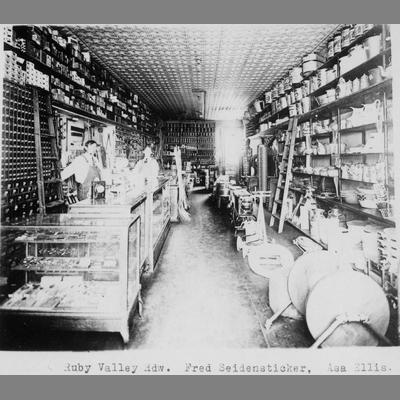 Interior View of Well-Stocked Ruby Valley Hardware