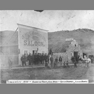 Smith & Boyd Saloon, Virginia City 1900