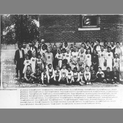 Public School Children From Twin Bridges Pose for Group Photo