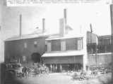 Mine Workers Posing in Front of Smelting Building, Twin Bridges, Montana, 1900