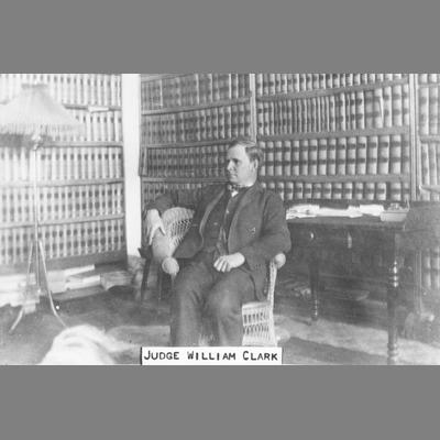 Judge William Clark Seated in Wicker Chair