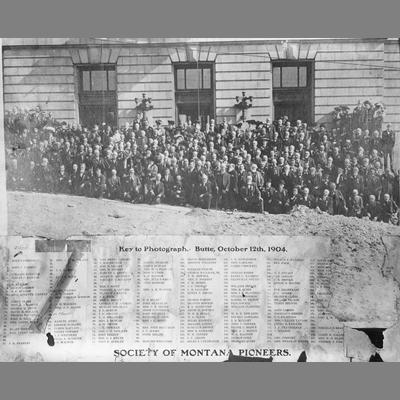 1899 Society Of Montana Pioneers Book