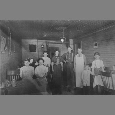 Howe's Restaurant Early 20th Century - Group Pose
