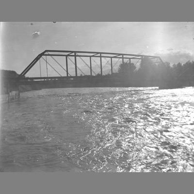 Bridge Above the Flood in Twin Bridges, Montana, 1896