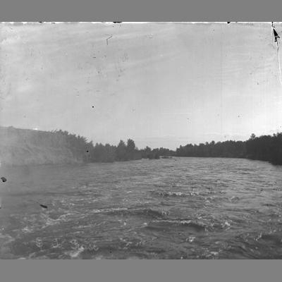 River in Twin Bridges Flooding, 1896