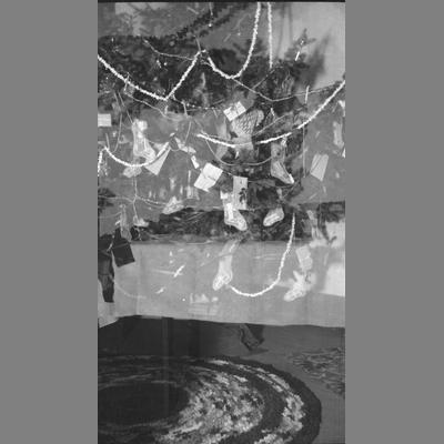 Christmas Decorations in a Living Room