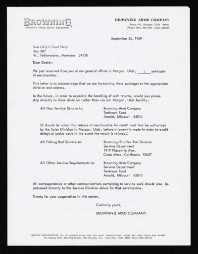 Purchase orders/vendors material