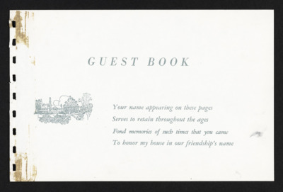 Guest register, 1974-1975