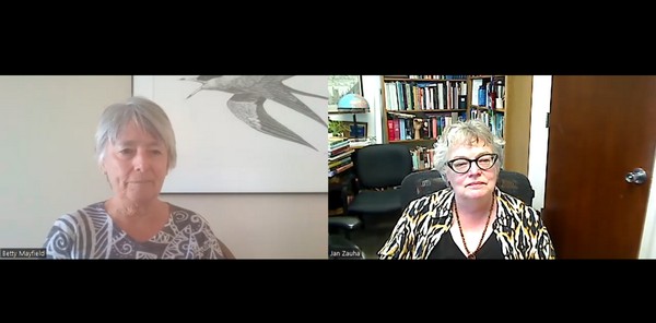 Betty Mayfield and Janelle Zauha