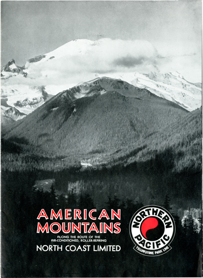 American Mountains North Coast Limited Northern Pacific Railroad Line Brochure