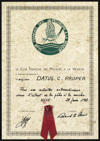 Club Francais des Pecheurs a la Mouche