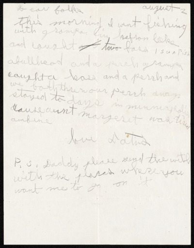 Family letters, 1946-1987