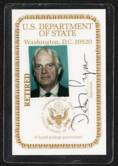 State Department performance evaluations and correspondence
