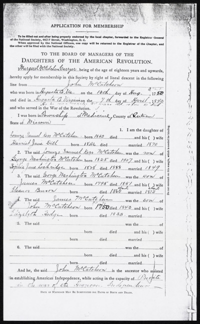 Genealogy notes