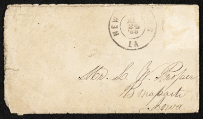 Datus DeWitt Proper-letters, 1864-1865