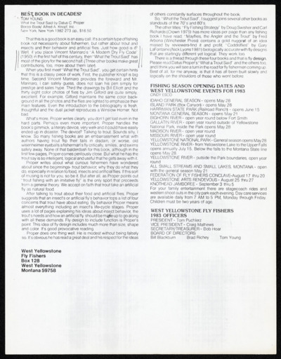 <i>What the Trout Said</i> - reviews, first edition