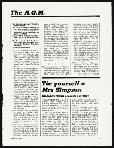 Fly Tying: Streamers, Fly Rod Lures