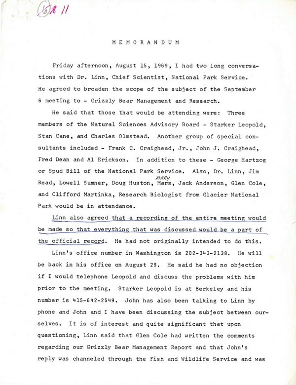 Memorandum