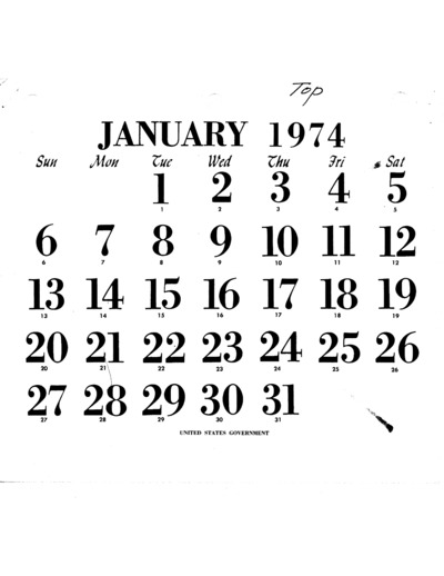 1974B - Calendar