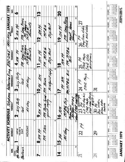 1979B - Calendar