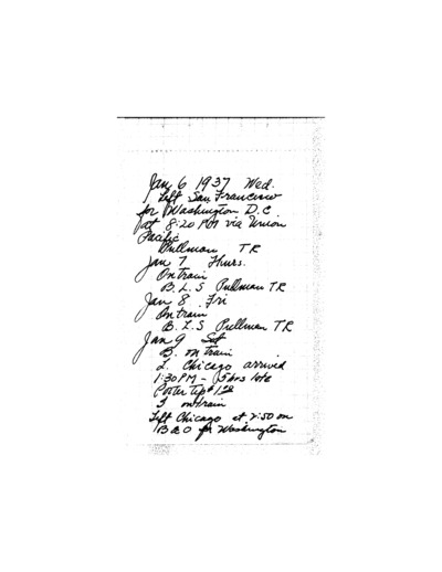 A.L. Hormay Diary - January 1937 to April 1937
