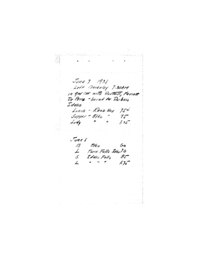 A.L. Hormay Diary - June 1938