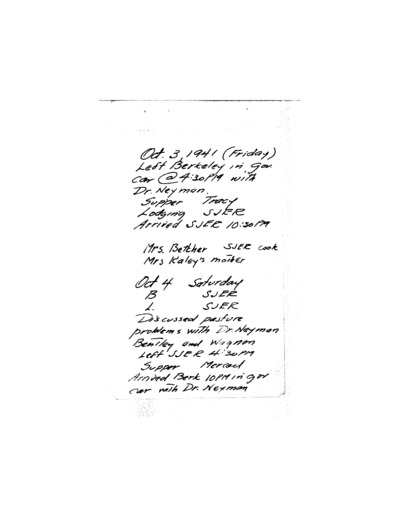 A.L. Hormay Diary - October 1941 to February 1942