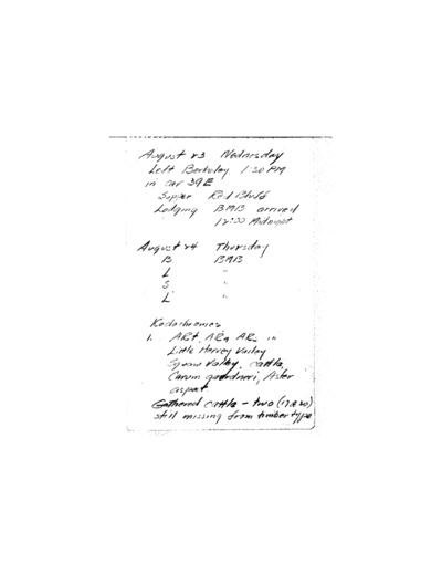 A.L. Hormay Diary - August 1944 to November 1944