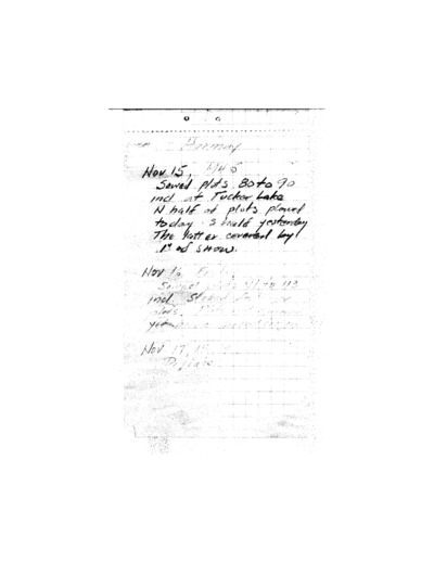A.L. Hormay Diary - November 1945 to December 1945