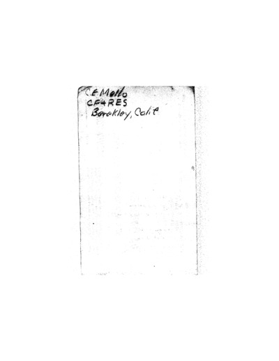 Diary of C. E. Mello - July 1946 to September 1946
