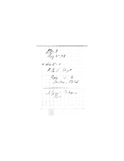 A.L. Hormay Diary - December 1952 to April 1953