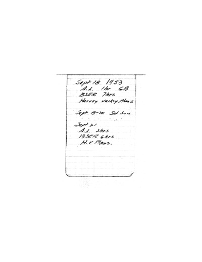 A.L. Hormay Diary - September 1943 to April 1954