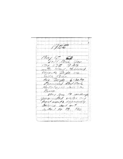 A.L. Hormay Diary - May 1955 to October 1955