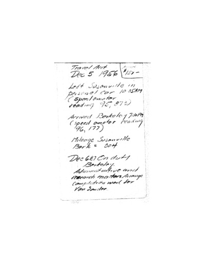 A.L. Hormay Diary - December 1956 to June 1957