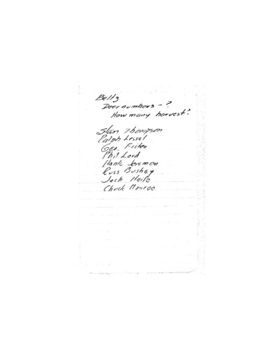A.L. Hormay Diary - July 1958