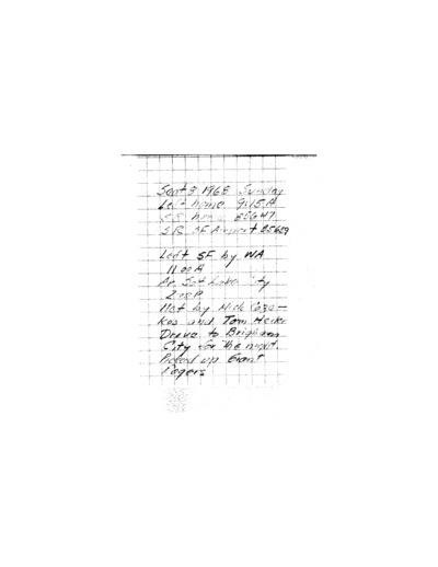 A.L. Hormay - Diary September 1968 to December 1968