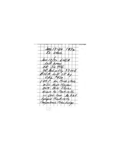 A.L. Hormay - Diary January 1972 to May 1972