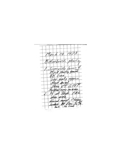 A.L. Hormay - Diary March 1973 to June 1973